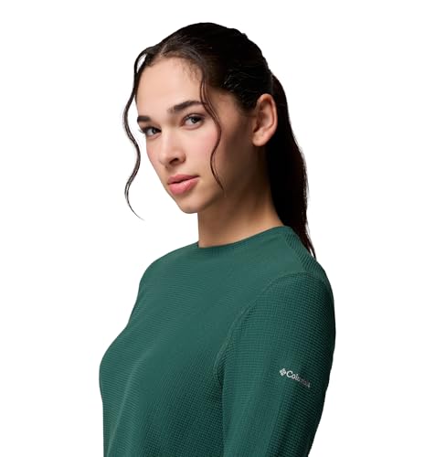 Columbia Women's Brea Falls Grid Crew Long Sleeve4