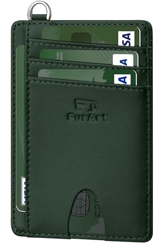 Image of FurArt Slim Minimalist Wallet RFID Credit Card Holder for Men | slim minimalist compact rfid id window thin