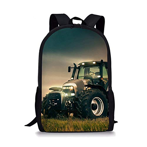 Impresión Tractores agrícolas Grandes  Diesel  Mochila Escolar Primaria  Secundaria