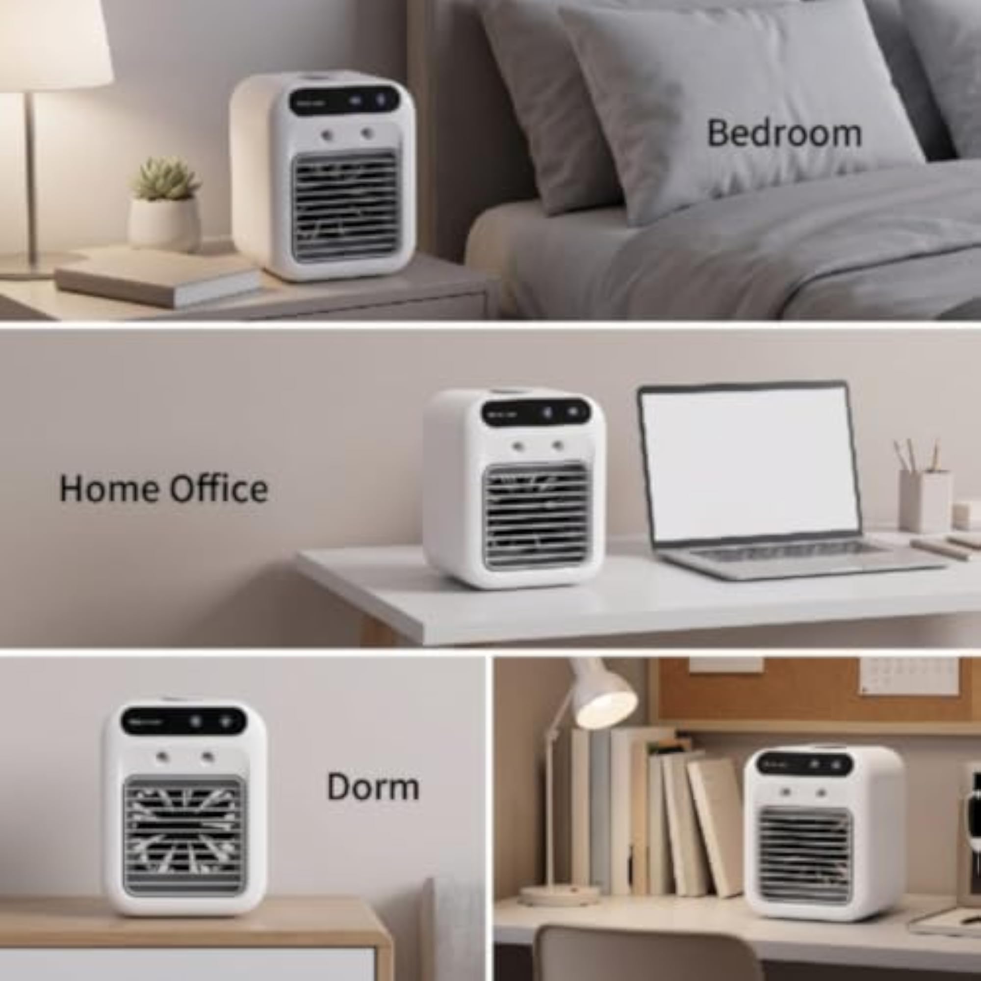 Personal Desktop Air Cooler, Portable Low-Noise Fan