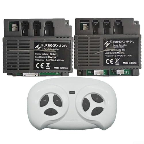 Oniissy JR1930RX-2-24V JR1930RX-4P-24V Receptor para coche eléctrico para niños, receptor Bluetooth-RC para niños (receptor JR1930RX-2-24V)