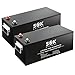 SOK Battery 100Ah 24V LiFePO4 Lithium Iron Phosphate Deep Cycle Battery, perfect for your RV or any off-grid application, Low Temperature Disconnect. 2 pack