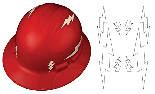 Kit visibilité pour casque contre les accidents de chantier Accuform LHTL664WT blanc
