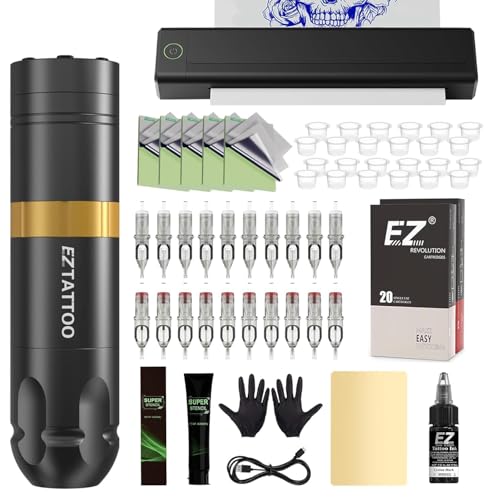 Imagen de Termocopiadora Tattoo Kit Maquina de Tatuar Kit Completo con Impresora Tattoo