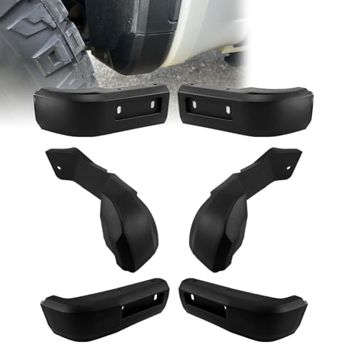 Image of RYANSTAR RACING Mud Flap Replacement Kit Compatible with GMC Sierra 1500 2WD 4WD 2019-2025 & Classic Including Front and Rear Parts Heavy Duty ABS Easy Install Increased Tire Clearance