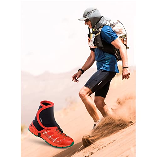 TRIWONDER Guêtres Trail Guêtres Randonnée Guêtres Basses Anti Sable Couvre Chaussures Guêtres de Course pour Homme Femme Running Chasse - Image 8