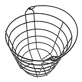 Kisangel 1個 ゴルフバスケット ボールバケット 大きなゴルフティー ゴルフティーバルク ボラ ゴルフカートのボールレーキ ゴルフレンジバスケット かごを運ぶ 鉄 Dark Green