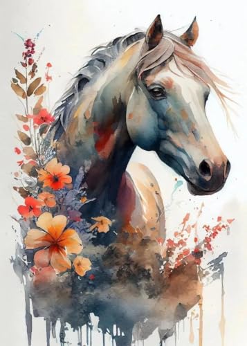 Affiche cheval au galop pour sublimer la décoration murale de votre salon moderne