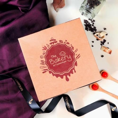Image of FlowerAura Delicious Silky Smooth Fresh Heart Shape Red Velvet Anniversary Cake With Happy Anniversary Topper Gift For Girlfriend, Boyfriend, Husband, Wife, Parents, Friends (Same Day Delivery)(0.5Kg)