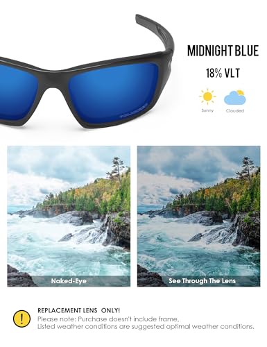 Image of BLAZERBUCK Polarized Replacement Lenses for Oakley Valve New 2014 OO9236 Sunglass