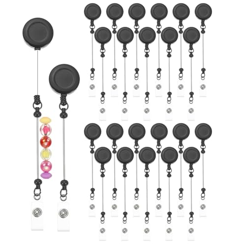 Enrouleurs de badges rétractables PATIKIL pour ne plus perdre votre badge de nom