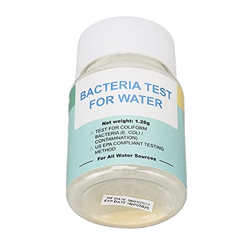 Kit de Prueba de Agua Potable, Pruebas de Precisión con Resultados Instantáneos, Polvo de Prueba de Coliformes para Agua del Grifo, Piscina, Acuario, Pozo