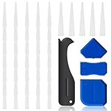 THQAE 40 Pcs pointes de cartouche en silicone, 4 Pcs Outil de finition pour mastic, embout...