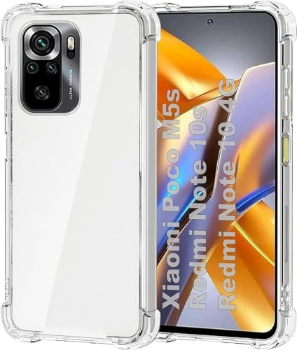 Image of Bumper Exclusive Transparent Back Cover Case Clear Thin Case - for Redmi Note 10s / 10 / Note 11 SE