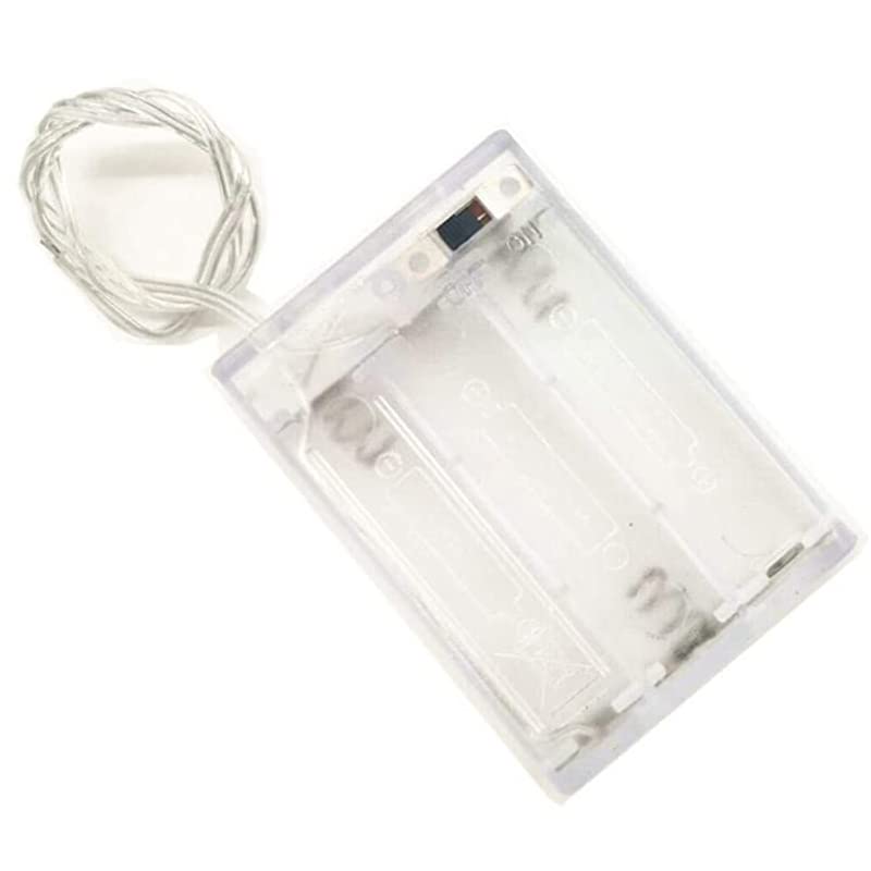 New 3 AAA 3a Battery 4.5v Holder Box Case With Switch 6'' Lead Black B7