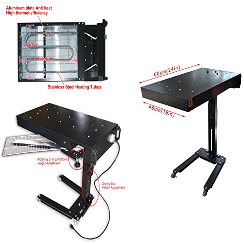 Intsupermai 4 Color 2 Station Screen Printing Kit Screen Printing Press With Exposure Unit Flash Dryer Screen Printing Materials T-Shirt Diy Screen Printing Kit #TOP5