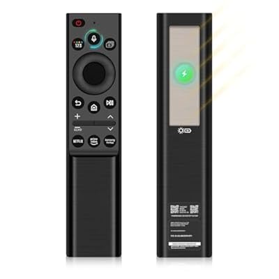 BN59-01357A BN59-01357F Solar TV Remote Replacement for Samsung Smart TV Remote Control with Voice and Rechargeable Solar,The Frame Neo QLED 4K/8K UHD Smart TVs