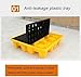 Heavy Duty Spill Collect Tray with Drain Bucket - Oil & Liquid Containment Platform for Effortless Cleanup, Safe Spill Management, and Industrial Use