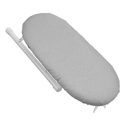 TOPBATHY 1 Pc Tabla de Planchar Plegable Encanto de corazón magnético Vapor de la Ropa Tabla de Planchar portátil Tablas Planchar Plegables Estante de Manga de Planchado el plastico Silver