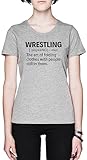 Photo Gallery capzy wrestling definition grigio donna maglietta grey women s t-shirt tee Photo Gallery capzy wrestling definition grigio donna maglietta grey women s t-shirt tee
