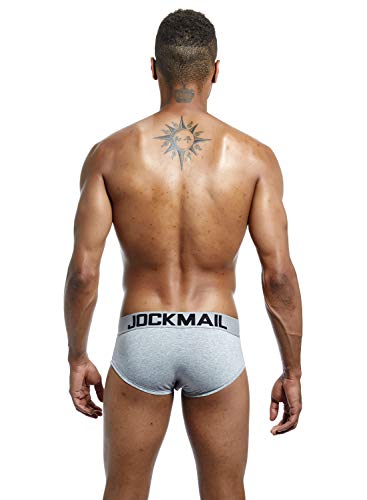 JOCKMAIL Mens Brief Sport Breathable Underpants Sexy Pouch Boxer Brief 6