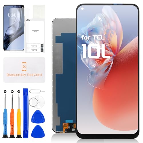 Image of Screen Replacement for TCL 10L LCD Display for TCL 10 Lite LCD Screen T770H T770B 4187U for TCL 10 L / 10 Lite Touch Screen Digitizer Full Assembly with Repair Kits 6.53 inch (Black)