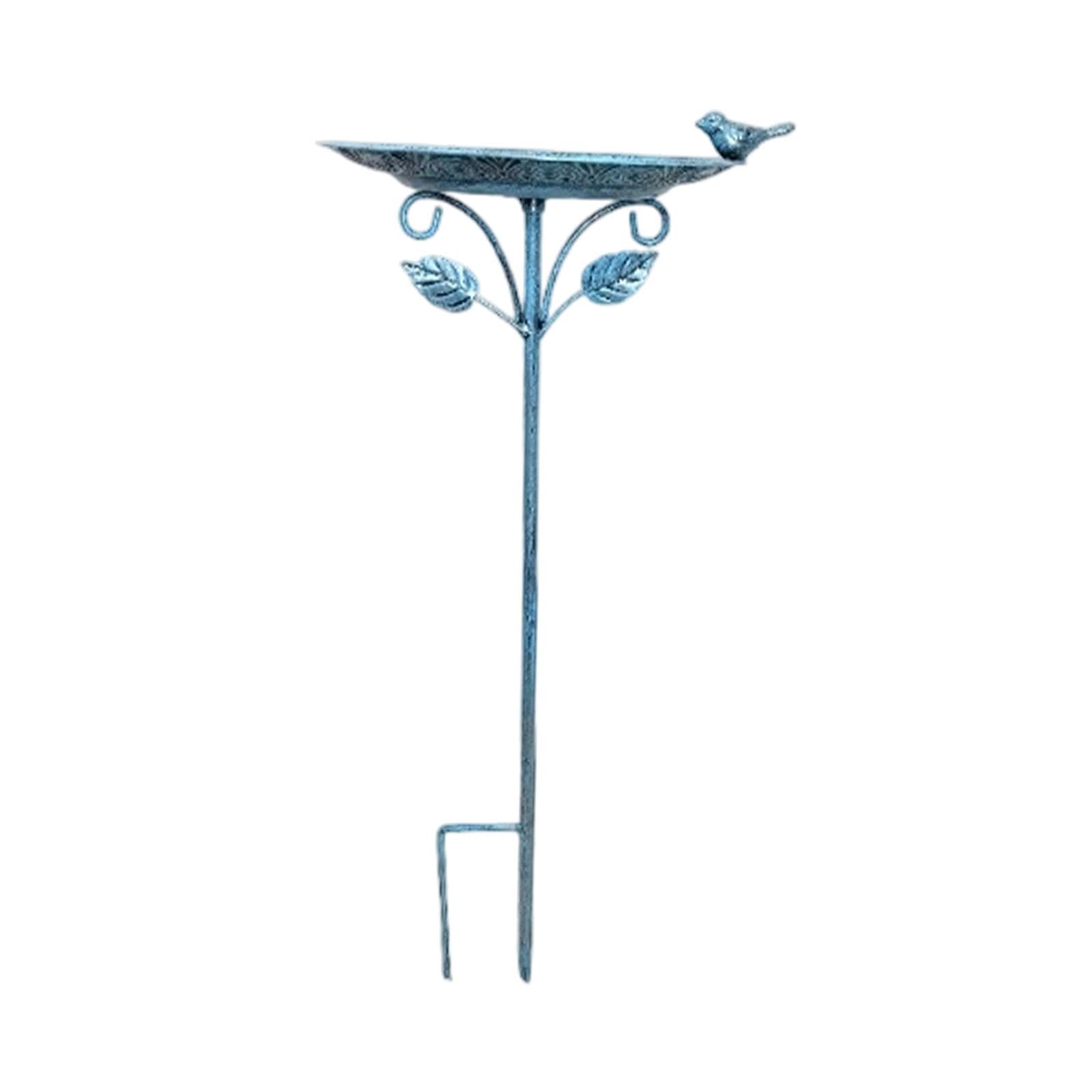 Outdoor Bird Feeder Weather Resistant Bird Bath for Yard Backyard Decoration Blue Home & Garden|Yard, Garden & Outdoor Living|Bird & Wildlife Accessories|Birdbaths-image-11