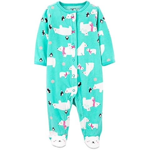 Carter's Polar Bear Print Footie Sleeper PJs Cover