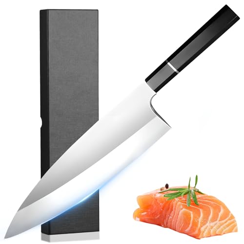 Plys Deba Knife Japanese Kitchen Knives 8.3 Inch Single Edge Stainless Steel Blades cover