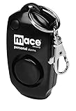 Mace Brand Personal Alarm Keychain – Emits Powerful 130dB Alarm, Includes Self Defense Keychain Clip and Emergency Backup Whistle – Batteries Included, Made in the USA, Choose from Yellow, Blue, Orange, Red, Pink, Black or Green