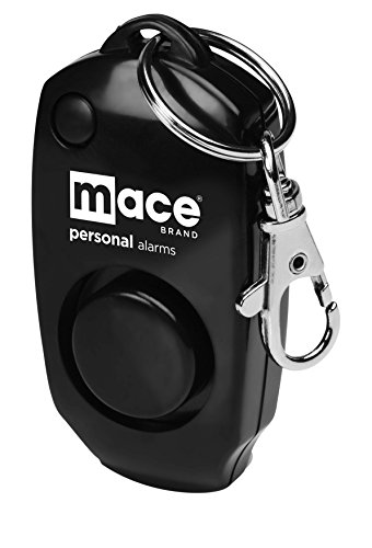 Mace Brand Personal Alarm Keychain – Emits Powerful 130dB Alarm, Includes Self Defense Keychain Clip and Emergency Backup Whistle – Batteries Included, Made in the USA, Choose from Yellow, Blue, Orange, Red, Pink, Black or Green