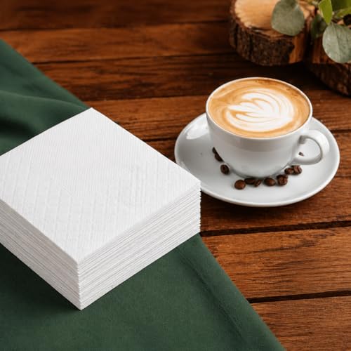 Image of Paper Napkins for Home 400 Sheets | Soft & Absorbent Tissue Paper Napkin for Office, Restaurants, Travel & Daily Use | 100 Sheets x 4 Packs | 30x30 cm Size