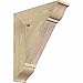 Ekena Millwork BKT06X22X26TRA01RDF Traditional Rough Sawn Bracket, 6" Width x 22" Depth x 26" Height, Douglas Fir