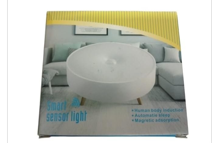 Smart Sensor Light with Human Body Induction, White | Motion Detection, Automatic Sleep Mode, Magnetic Adsorption, Indoor Night Light, Energy Saving-image-44