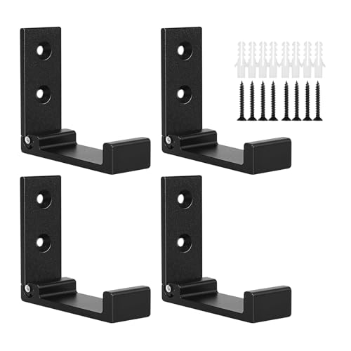 CQSYWQING 4 Pack Foldable Aluminum Wall Hooks for Heavy Duty