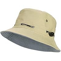 ITODA Bucket Cap Wide Brim Sun Hat UPF50+ Summer Beach Hat Women Men Fishing Hats Sunbonnet Foldable Glacier Cap Lightweight Outdoor Sun Protection Hats for Fishing Hiking Traveling Vocation Beige