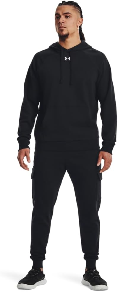 Under Armour Mens Rival Fleece Cargo Jogger - Image 3