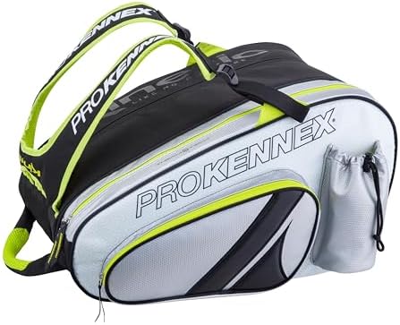 Raqueteira Prokennex Cool Padel e Beach Branca Amarela e Preta
