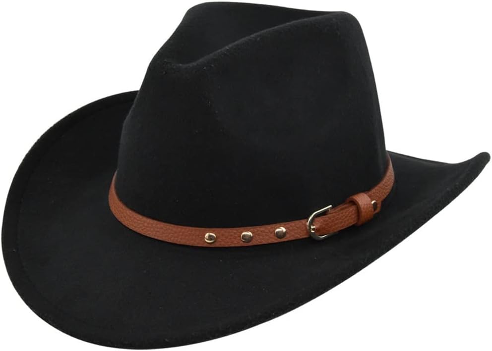 Felt Hats Retro Cowboy Hats Unisex Hats Riding Outdoor Hats