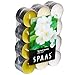 Spaas 24 bougies chauffe-plat parfumées, couleurs assorties, ± 4,5 heures, jasmin spirituel