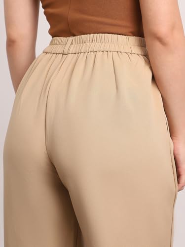 Image of Urbano Fashion Women's Loose Baggy Fit Solid Korean Pants Stretchable