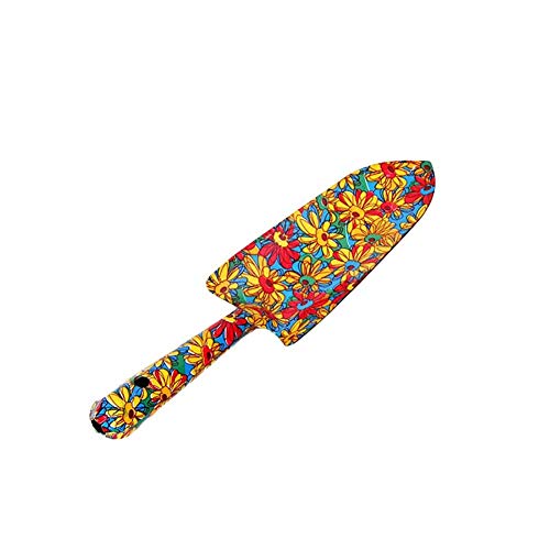 Hacoly Mini Garden Planting Shovel TPR Ergonomic Grip Protect Hands Garden Assistant-red30*8cm