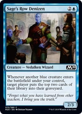 Magic: The Gathering - Sage's Row Denizen - Core Set 2020