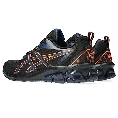 ASICS Men's GEL-QUANTUM 90 IV Shoes, 8, BLACK/SHOCKING ORANGE3