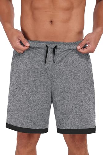 Image of Mens Pajamas Set Lightweight Summer Pjs Sleepwear Soft Comfy Short Sleeve Loungewear With Pocket (S-4X)
