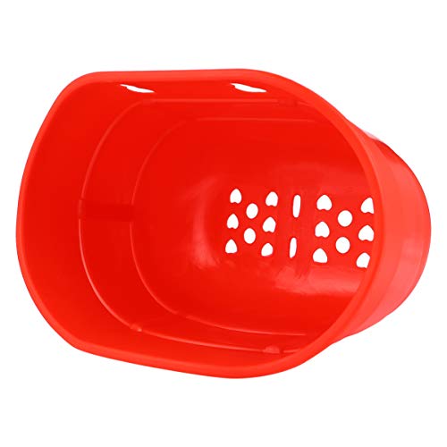 Cesta de ciclismo para niños BESPORTBLE roja de manillar infantil 5