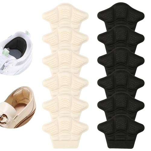 La Mejor Lista de Fundas de talonarios para Hombre - los preferidos. 47 12PCS Plantillas Para Zapatos, Almohadillas de Talón para Zapatos Sueltos, Plantillas para Zapatos Tacones Protector, Talonera autoadhesiva, Adecuado para calzado deportivo de...