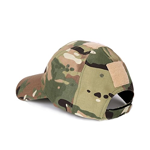 Ever Fairy Military Army Tactical Camouflage Baseball Cap Peaked Cap for Wargaming Hunting Fishing Outdoor Games