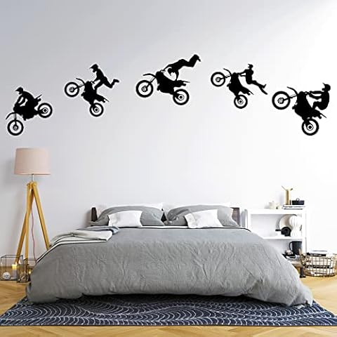 Adhesivo decorativo para pared de motocross Cover