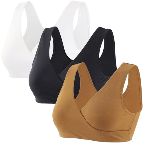 ZUMIY Soutien-Gorge d'Allaitement Sans Couture pour la Grossesse et l'Allaitement, Sans Fil Confortable pour Dormir